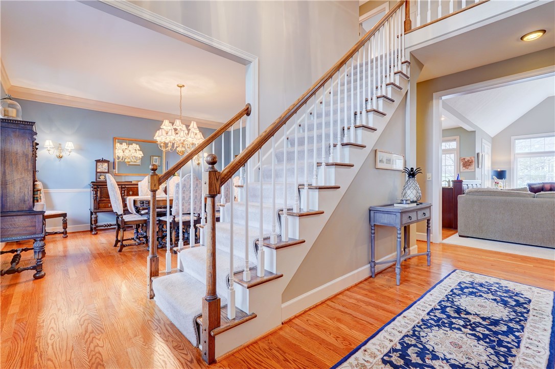 6 Quoin Crescent Victor, NY 14564 - Photo 5 of 50 A BEAUTIFULLY OPEN 2-STORY ENTRY FOYER WITH WARM H