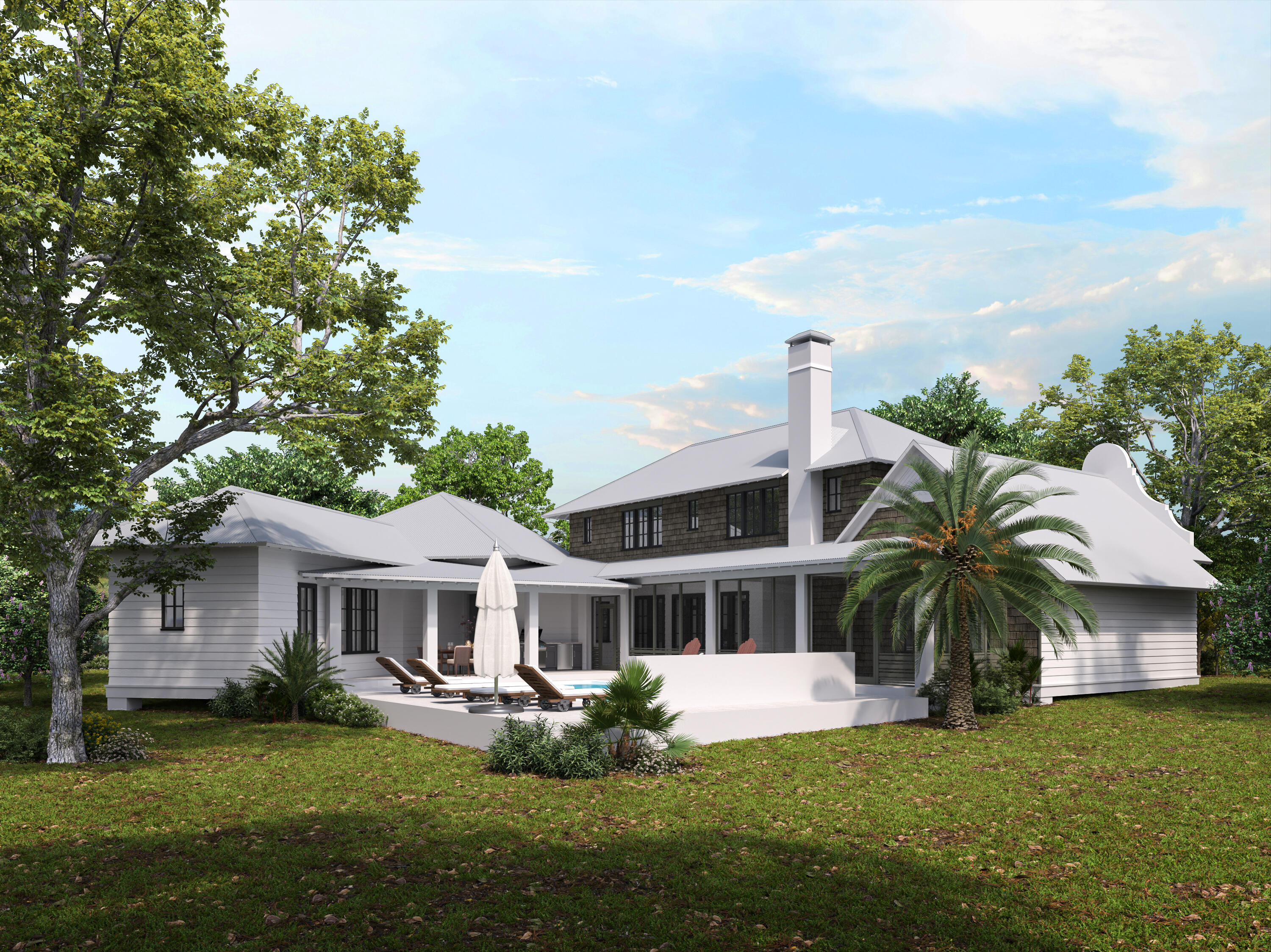 Lot 21 Adair Lane Santa Rosa Beach, FL 32459 - Photo 8 of 11 a front view of a house with a garden