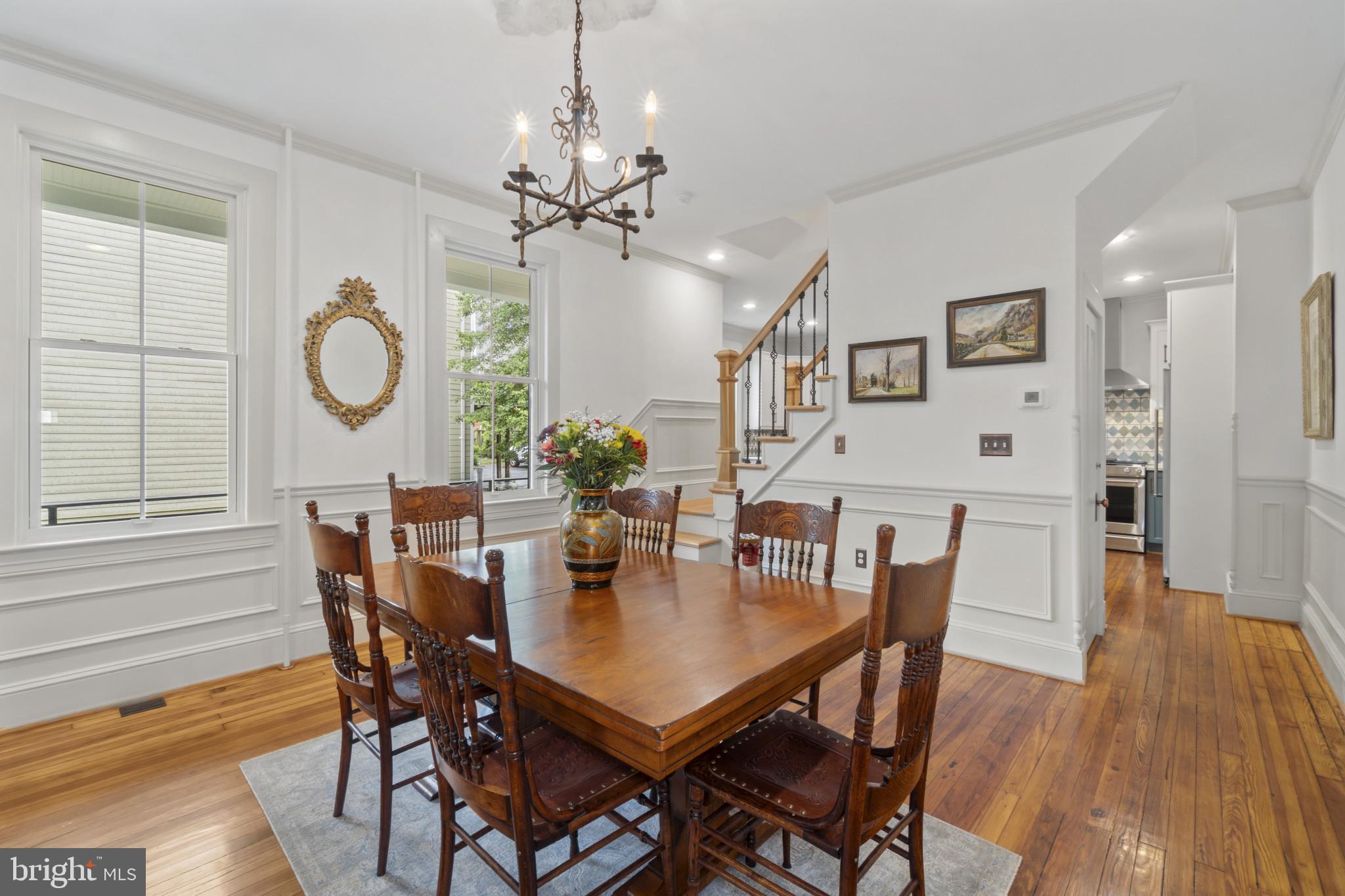 4300 Evans Chapel Road Baltimore, MD 21211 - Photo 6 of 40 a view of a dining room with furniture and wooden floor