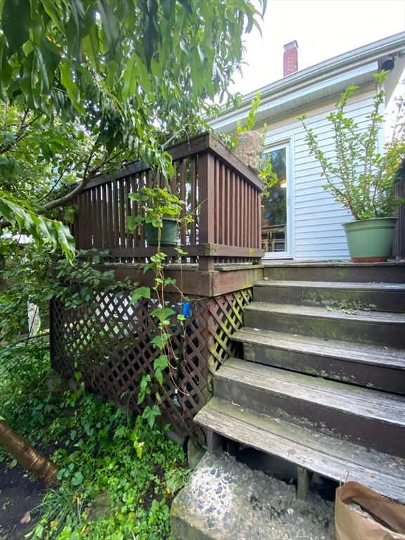 8 May Street Beverly, MA 01915 - Photo 23 of 25 a view of small garden with patio