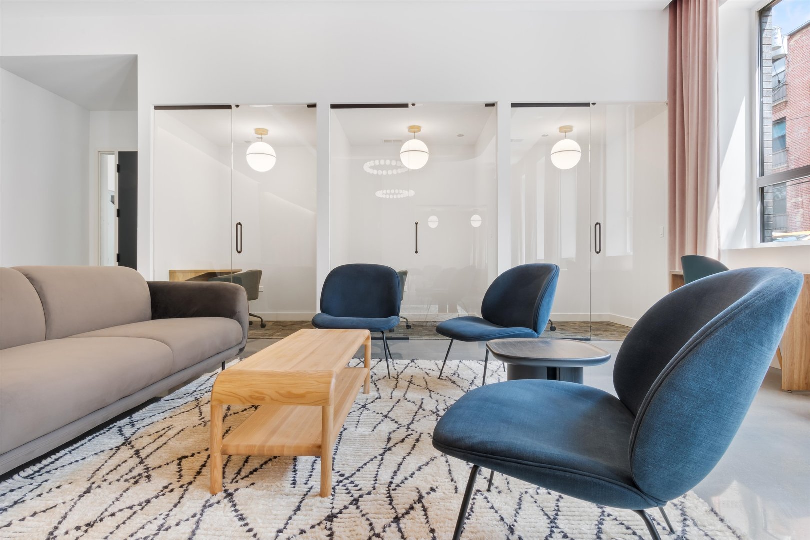 Undisclosed Address Chicago, IL 60640 - Photo 30 of 35 a living room with furniture and a large window