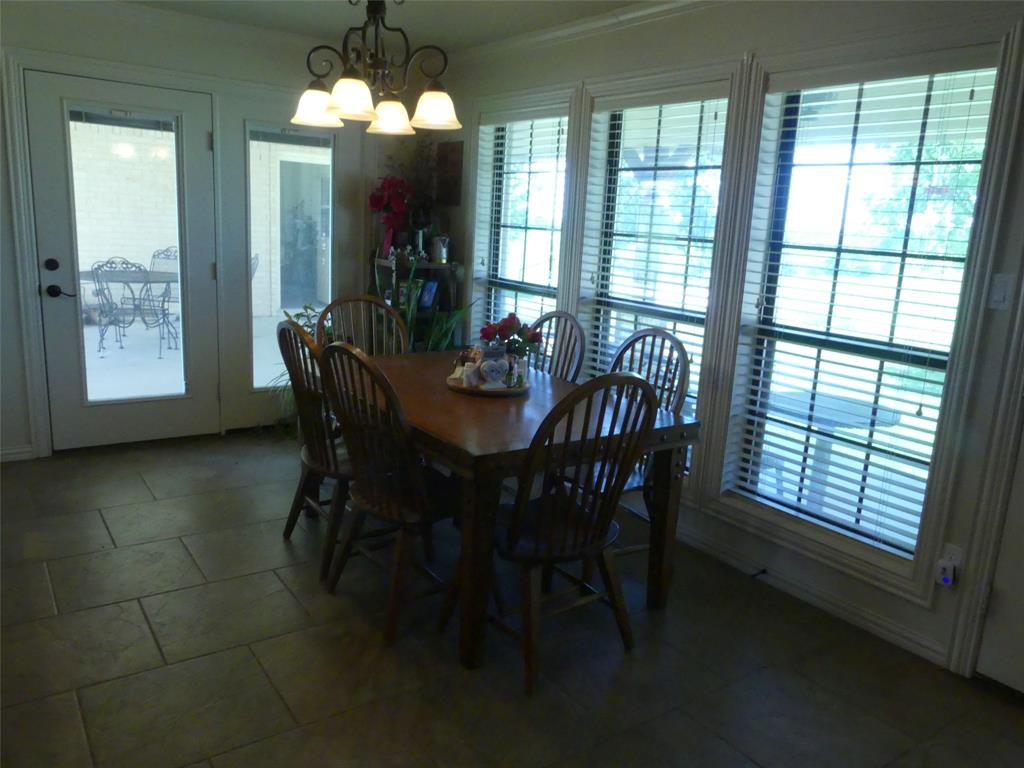3421 Schoolhouse Road Forestburg, TX 76239 - Photo 10 of 39 a view of a dining room with furniture window and outside view