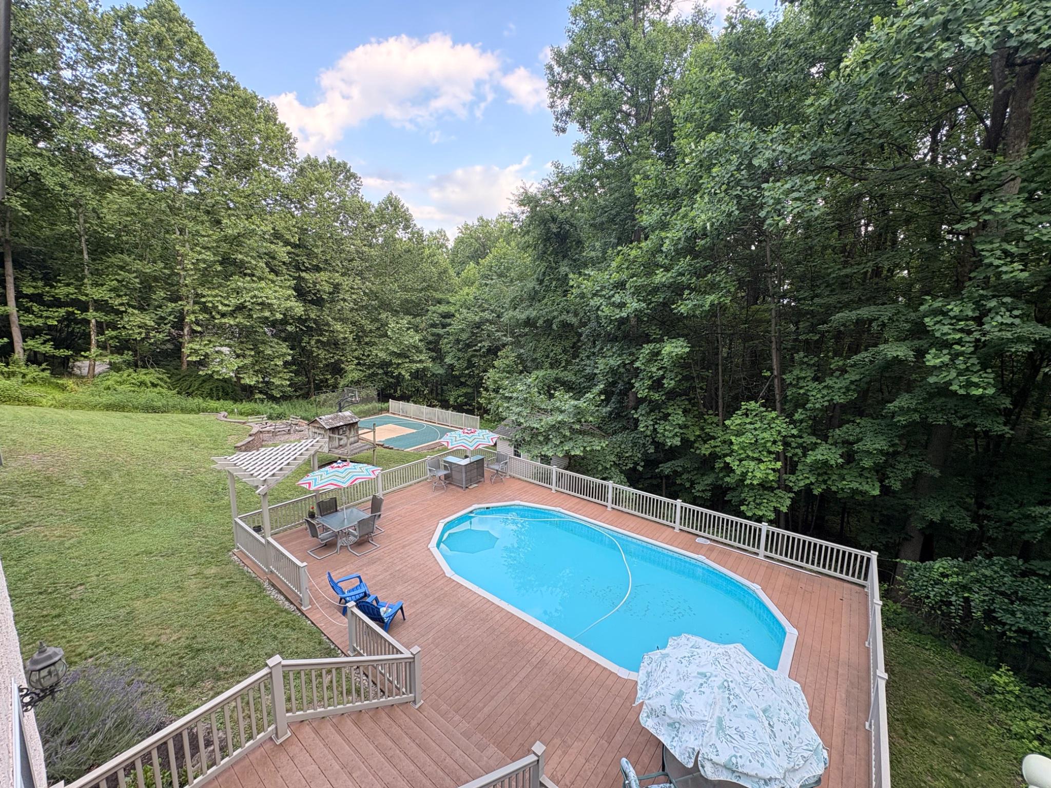 52 Hess Road Boyertown, PA 19512 - Photo 81 of 101 Poolside view from rear deck