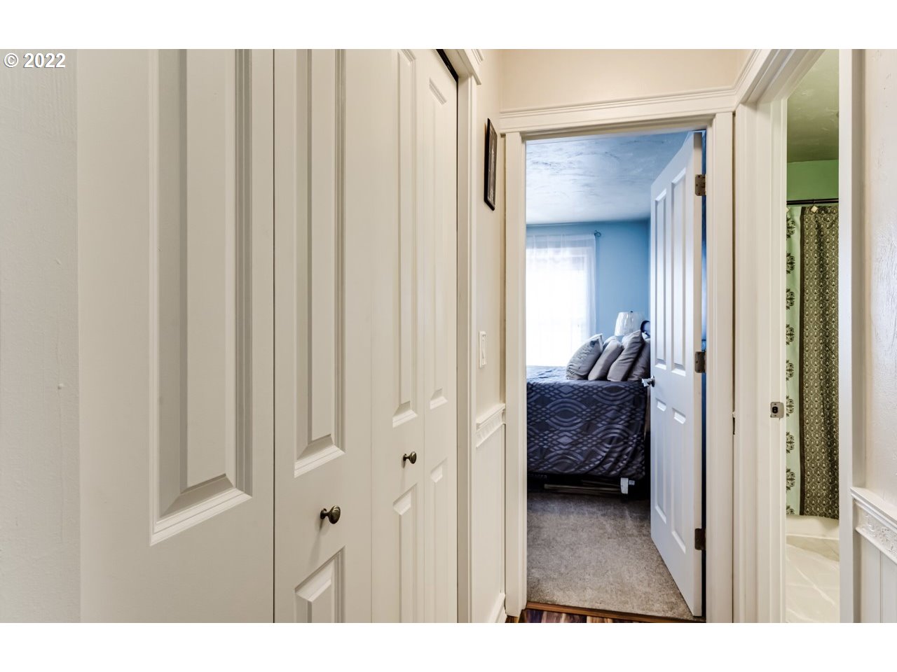 756 South 48th Street Springfield, OR 97478 - Photo 11 of 31 a view of a bedroom from a hallway