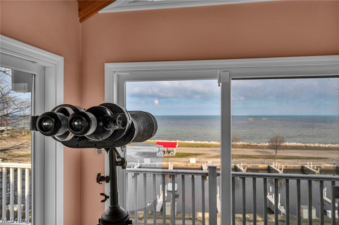 4741 Lake Road West Ashtabula, OH 44004 - Photo 19 of 43 Details featuring ornamental molding and a water view