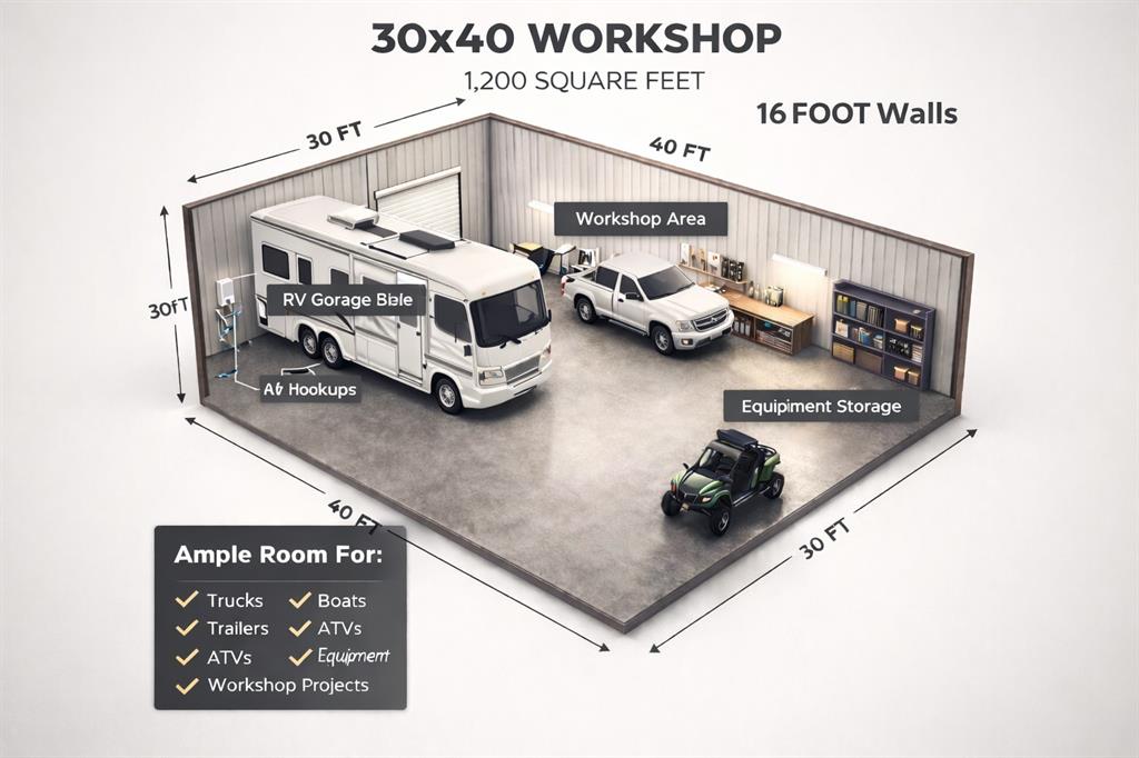 62 Sanders Road Whitesboro, TX 76273 - Photo 17 of 19 View of room layout