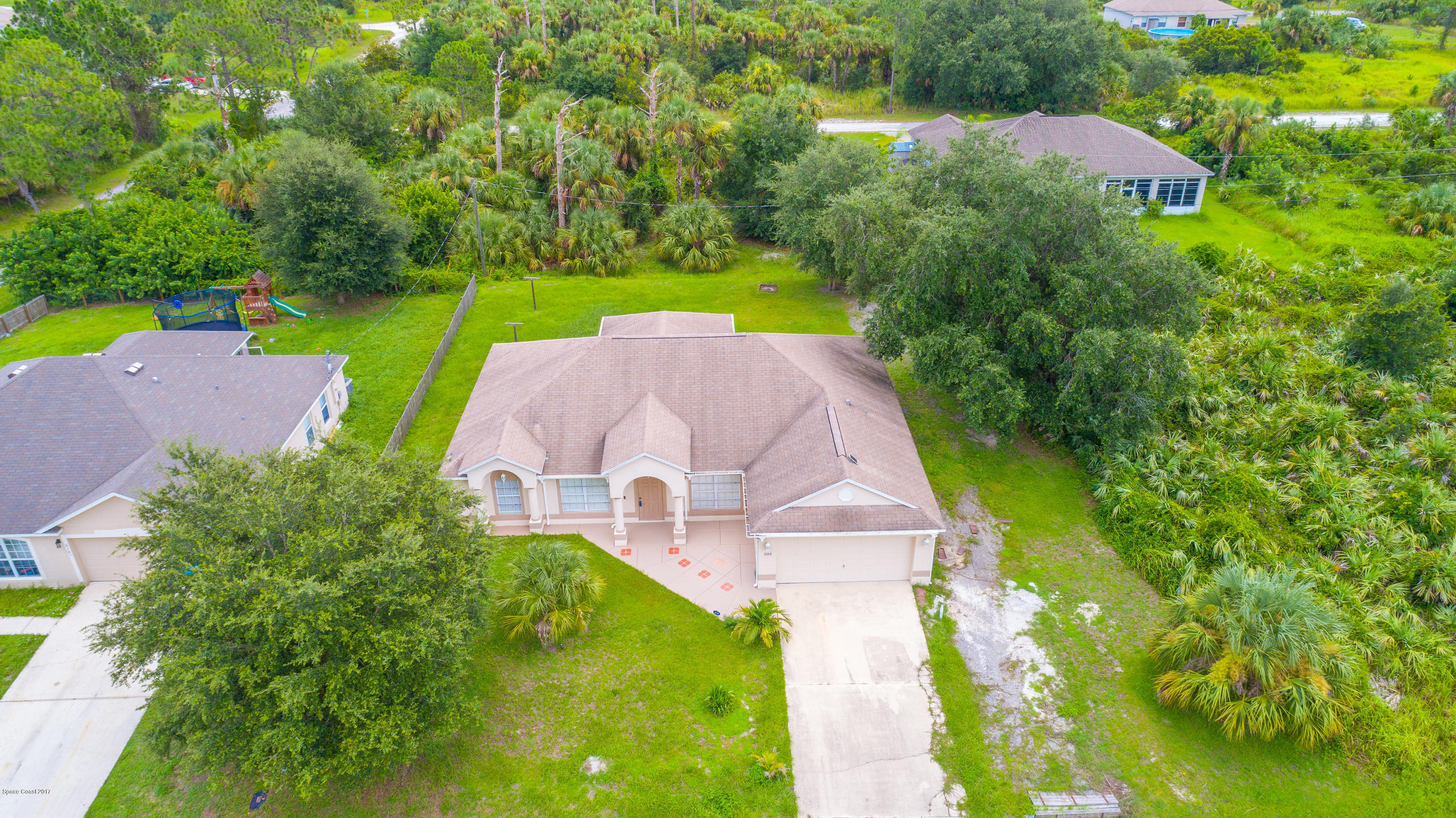 2109 Gascon Road Southwest Palm Bay, FL 32908 - Photo 19 of 23 Aerial