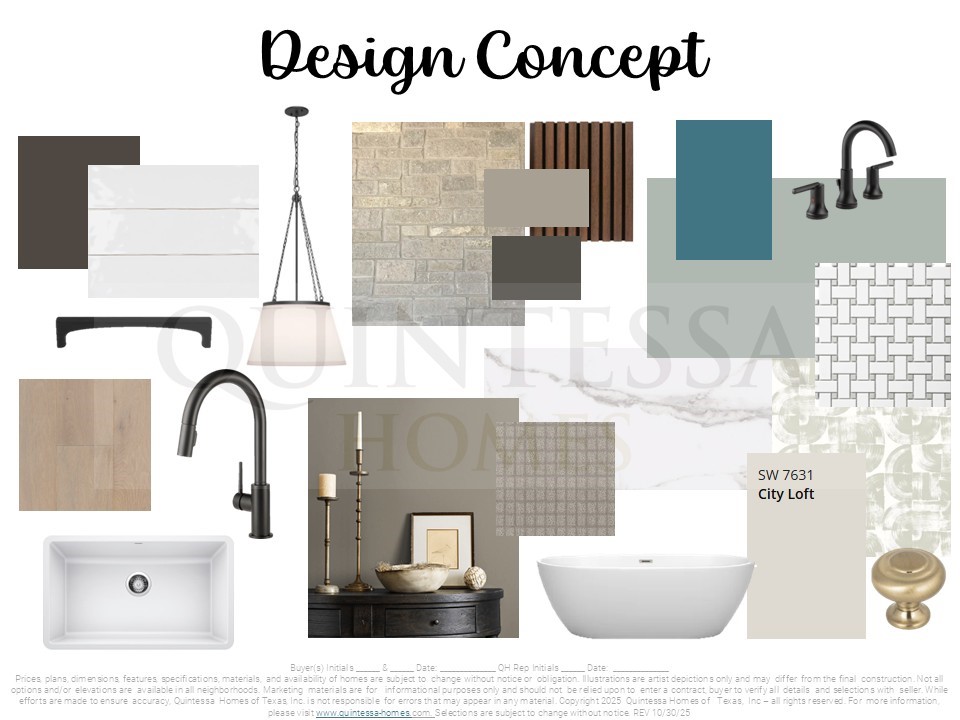 1306 Zora Street Houston, TX 77055 - Photo 2 of 25 Design Concept