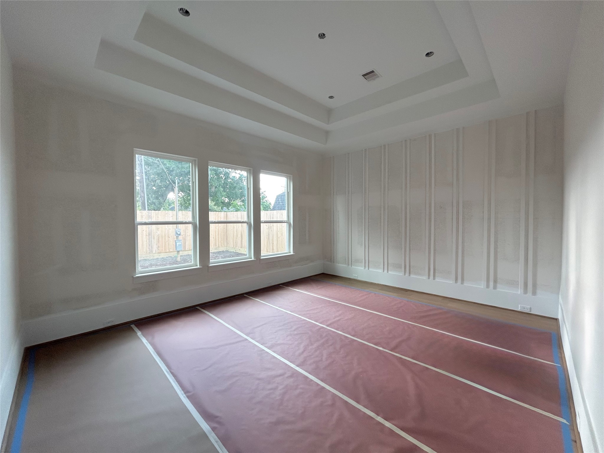 1306 Zora Street Houston, TX 77055 - Photo 7 of 25 Primary Bedroom Featuring a Tray Ceiling. Construction Photo as of 4/16/2026