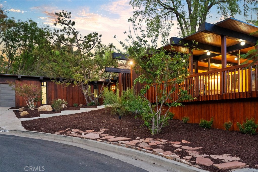 a view of a house with a patio