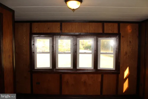 a view of an outdoor space and mountain view