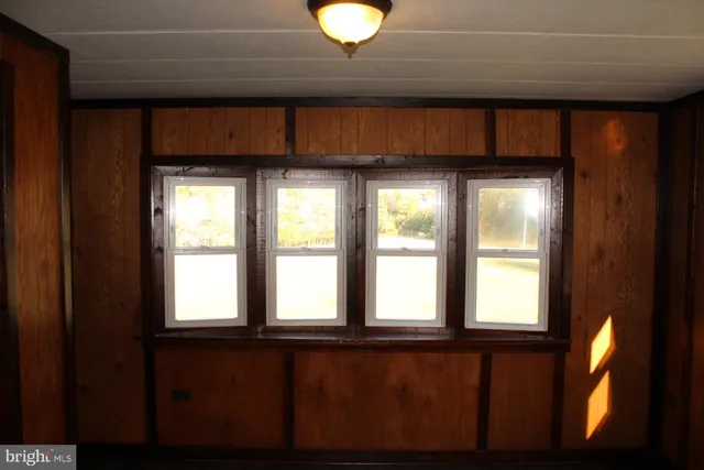 a view of an outdoor space and mountain view