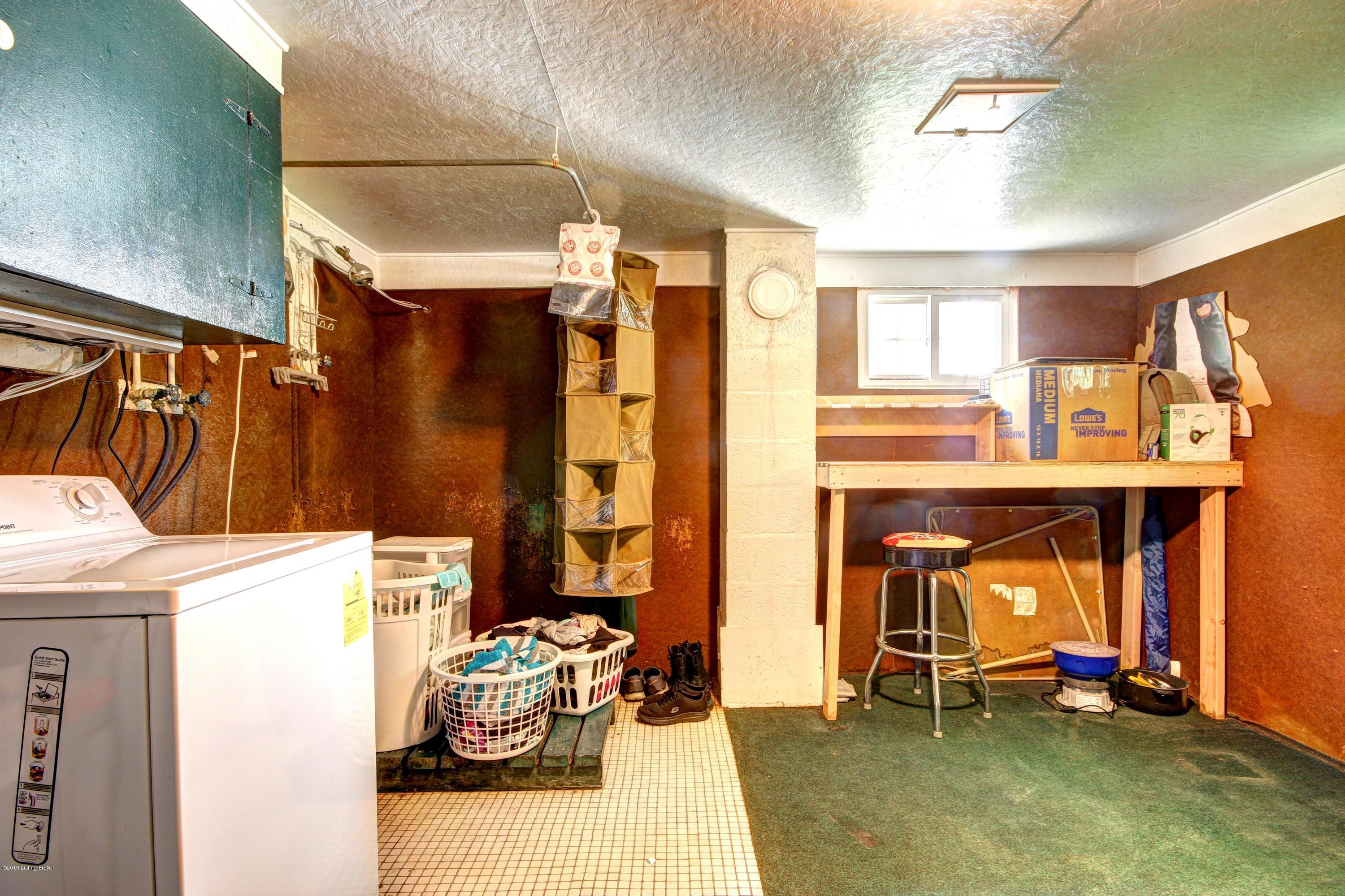 3050 Weavers Run West Point, KY 40177 - Photo 26 of 61 Basement laundry and storage