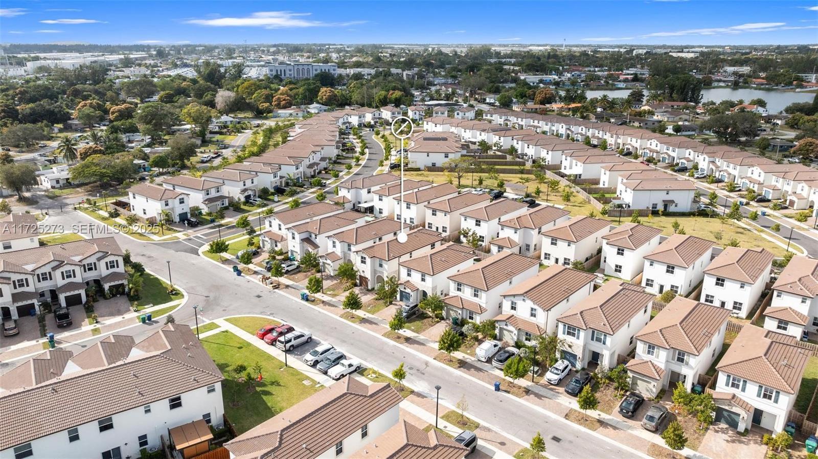 2357 Northwest 130th Street Miami, FL 33167 - Photo 12 of 48 an aerial view of residential building and parking space