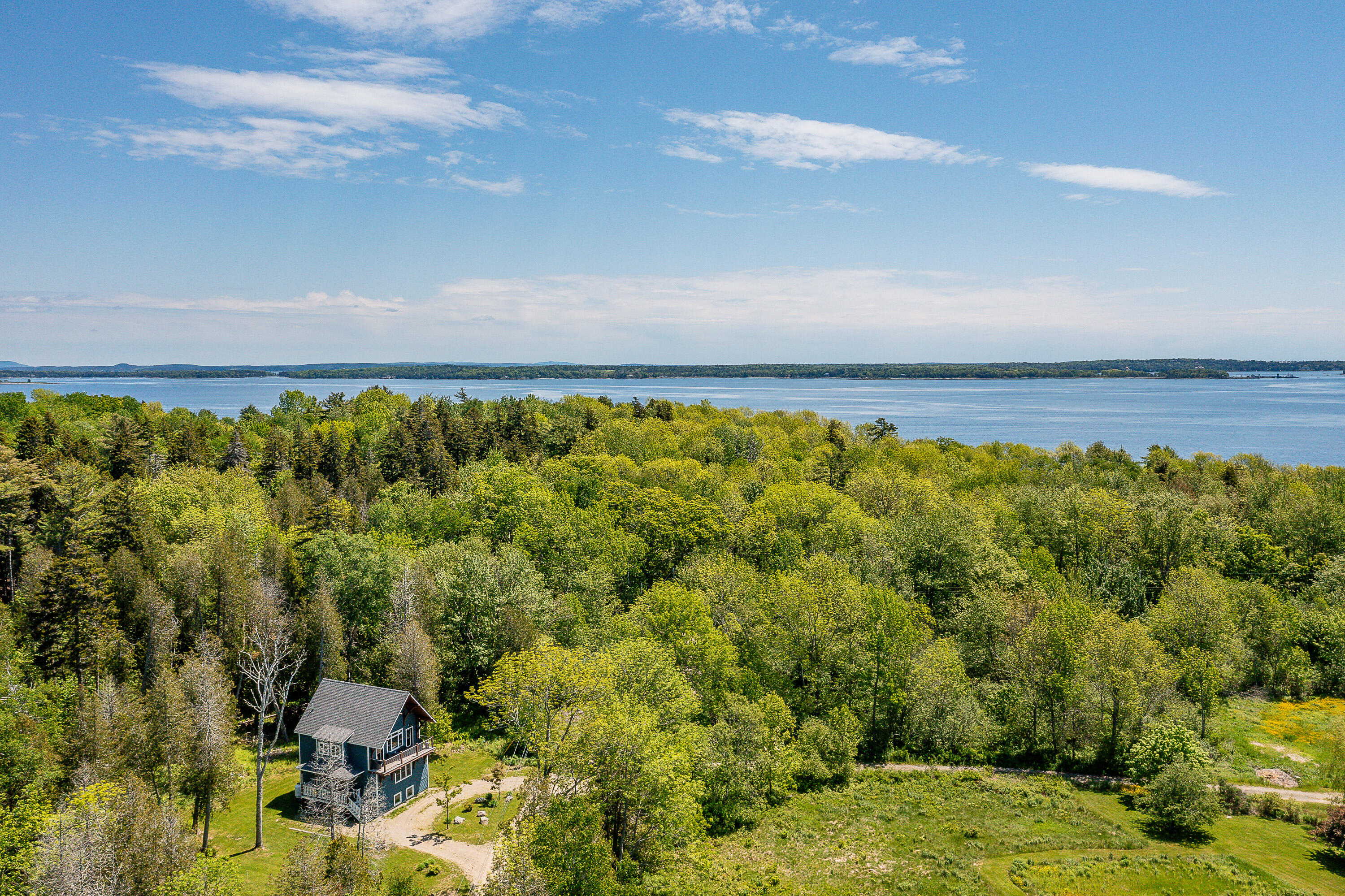 35 Soaring Eagle Point Road Northport, ME 04849 - Photo 2 of 33 50_35SoaringEaglePt_S_Summer_Aerial_prin