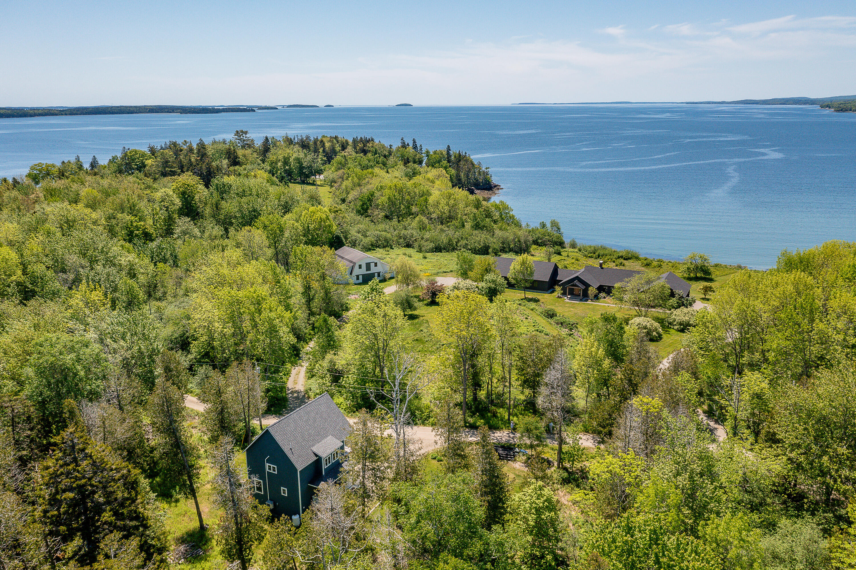 35 Soaring Eagle Point Road Northport, ME 04849 - Photo 4 of 33 67_35SoaringEaglePt_S_Summer_Aerial_prin