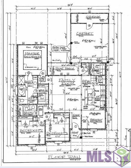12402 Buddy Ellis Road Denham Springs, LA 70726 - Photo 14 of 14 Floor Plan