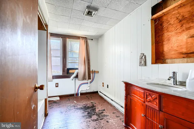 a very nice looking room with a large window