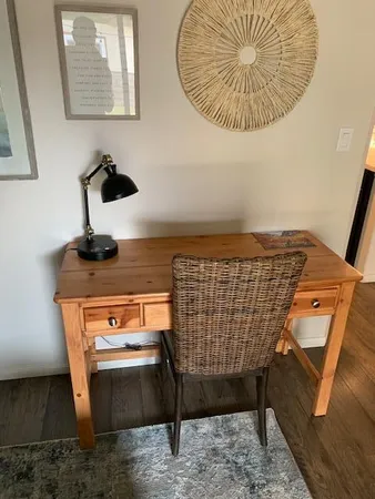 a room with furniture and a table
