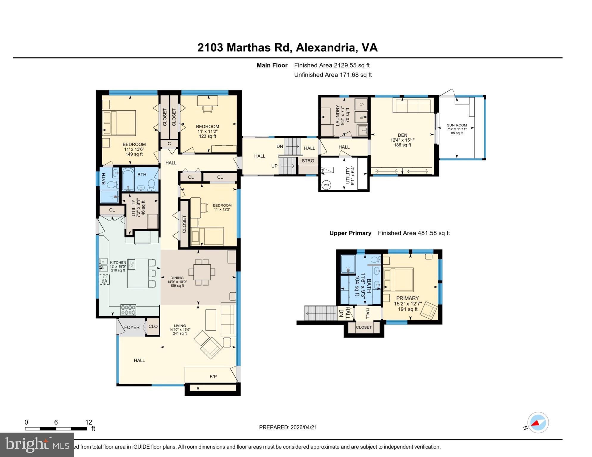 2103 Marthas Road Alexandria, VA 22307 - Photo 74 of 74 Floor Plan