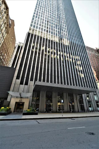 a view of a building from a balcony