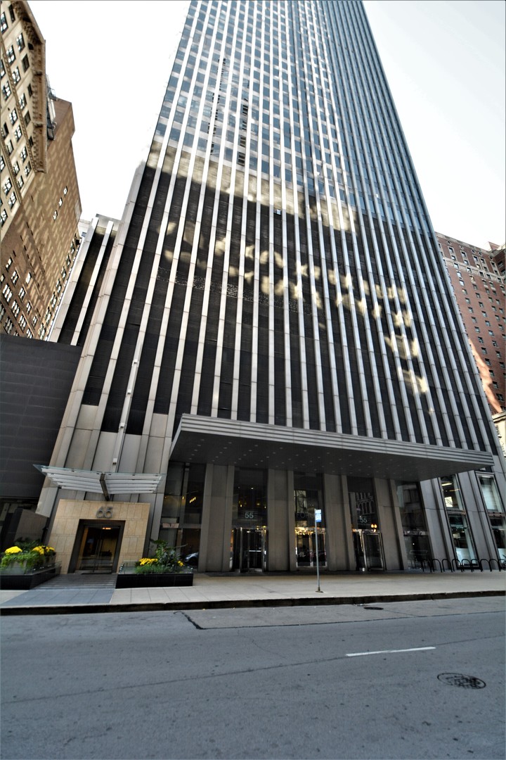 a view of a building from a balcony