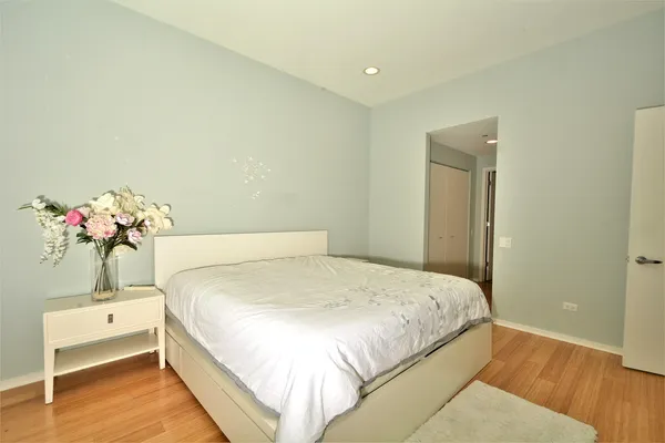 a bathroom with a bathtub and a toilet