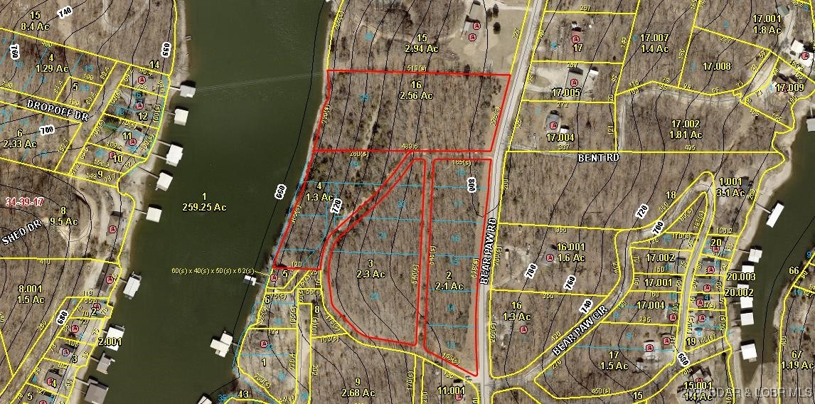 Bear Paw Road Camdenton, MO 65020 - Photo 7 of 17 4 separate parcels with at least 11 lots so should