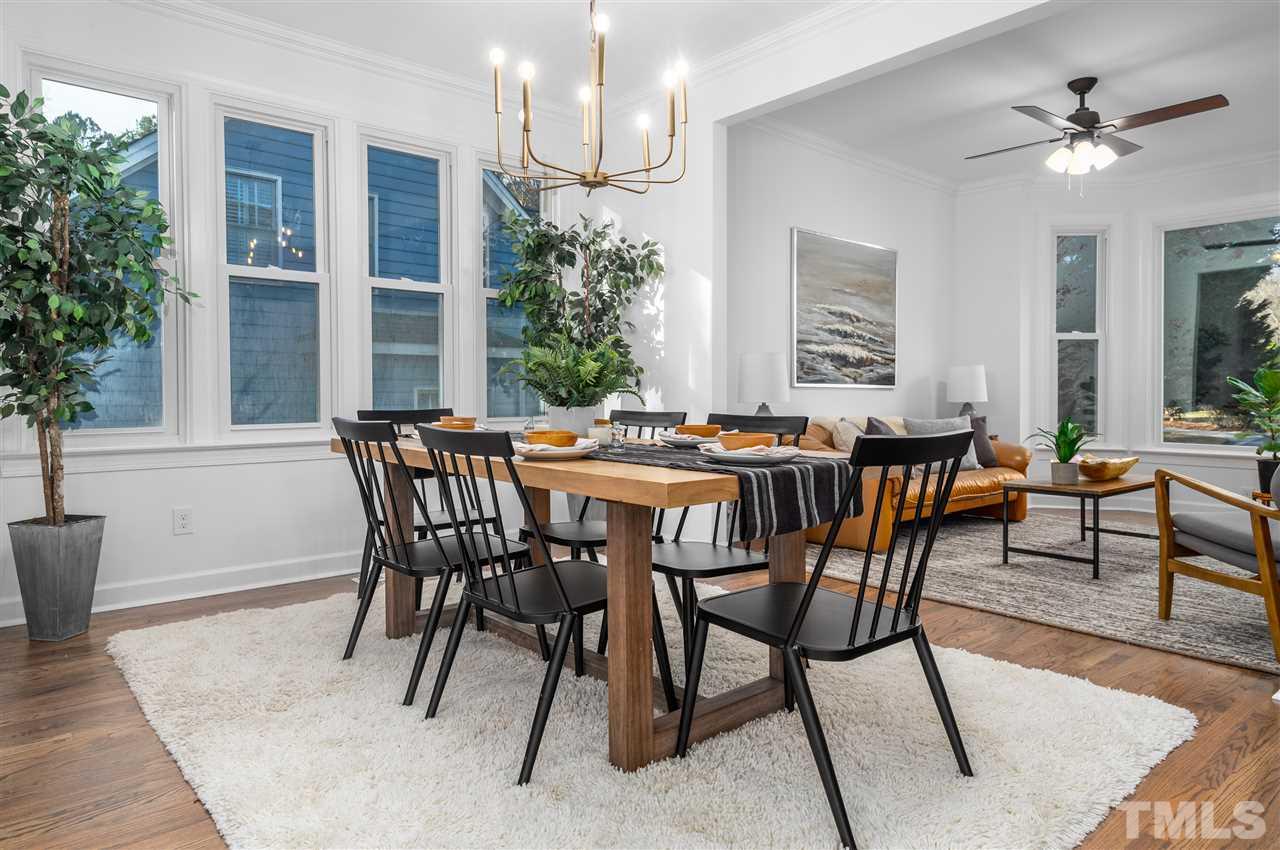 608 Hardimont Road Raleigh, NC 27609 - Photo 12 of 29 a view of a dining room with furniture
