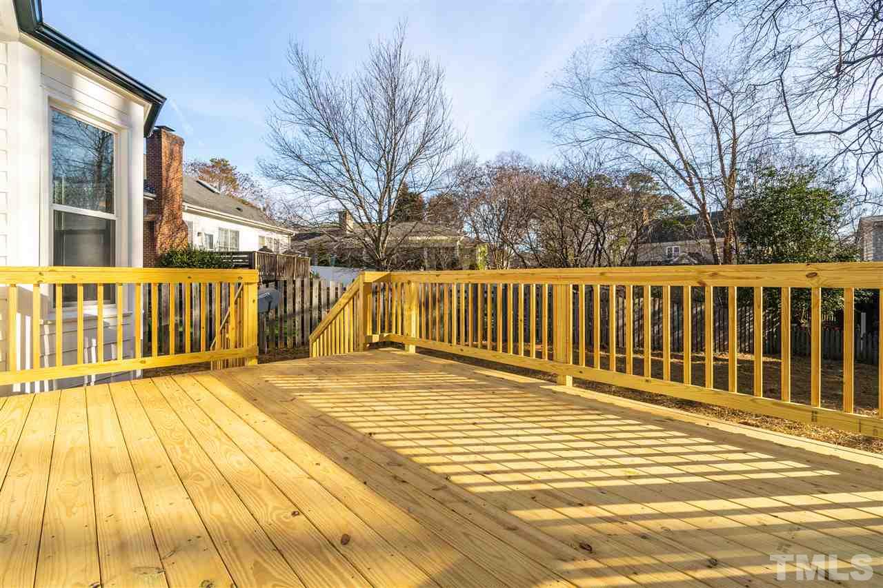 608 Hardimont Road Raleigh, NC 27609 - Photo 26 of 29 a view of a wooden balcony