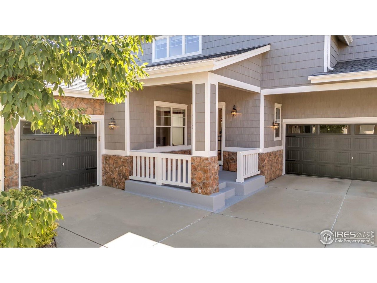 2 car and  1 car garages