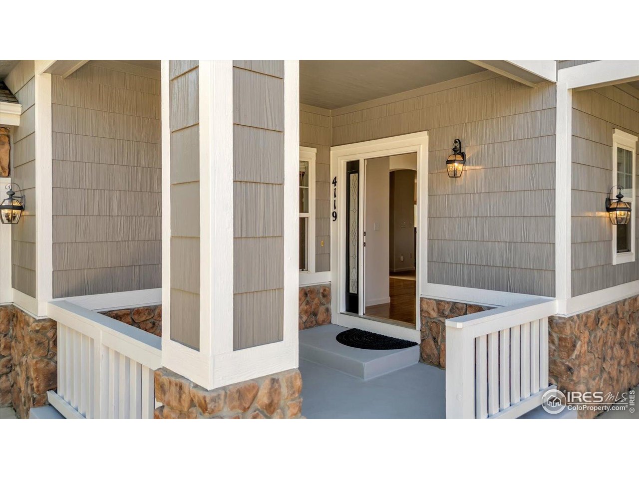 Large, inviting front porch