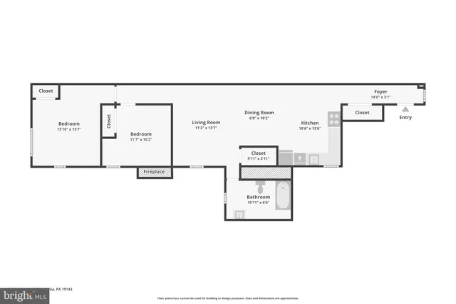 $429,000 | 537 South 55th Street, Philadelphia, PA 19143