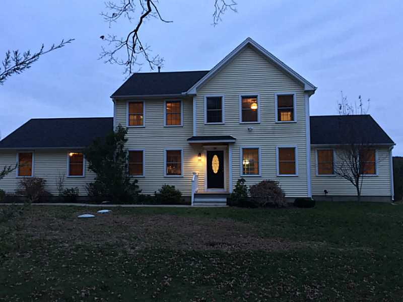 Exterior Front. Street view , house set back approx 75 feet from country road