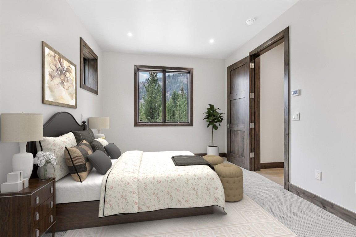 27 West Independence Road Keystone, CO 80435 - Photo 30 of 48 Bedroom with recessed lighting and wood finished floors