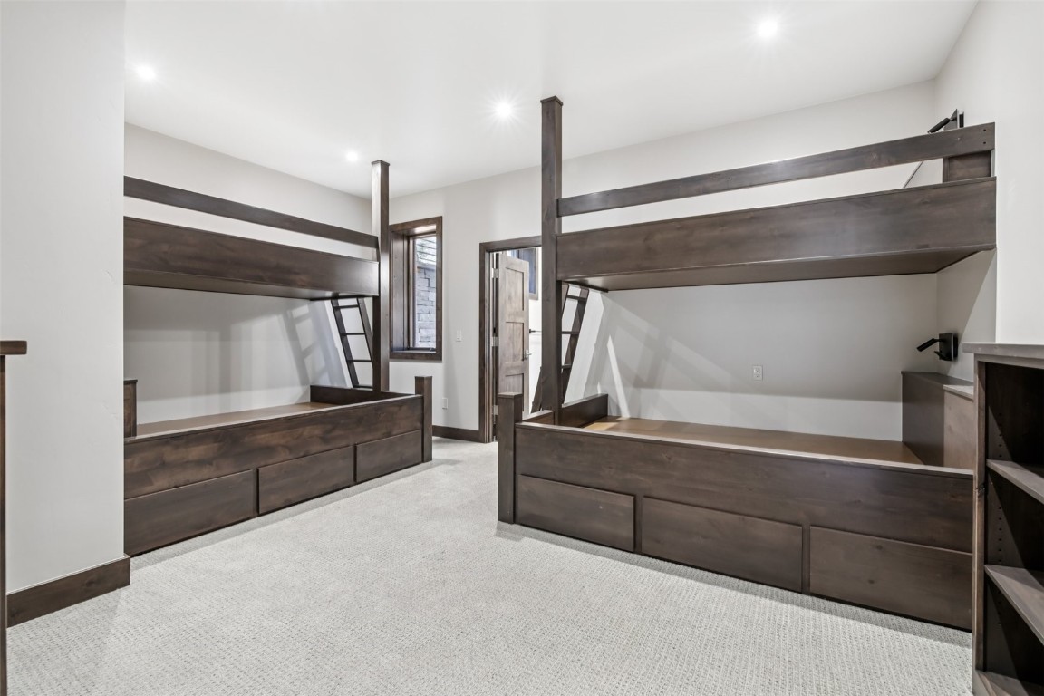 27 West Independence Road Keystone, CO 80435 - Photo 33 of 48 Unfurnished bedroom with carpet flooring and recessed lighting