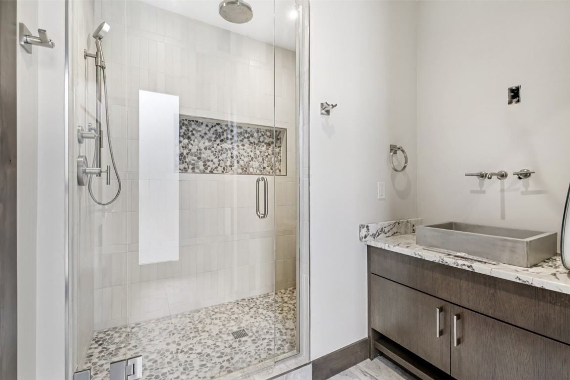 27 West Independence Road Keystone, CO 80435 - Photo 41 of 48 Full bath featuring vanity and a shower stall