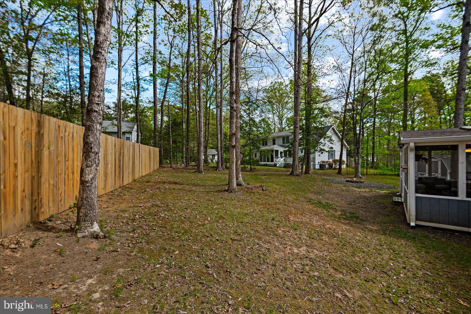 218 Victoria Drive Ruther Glen, VA 22546 - Photo 46 of 73 a backyard of a house with lots of green space