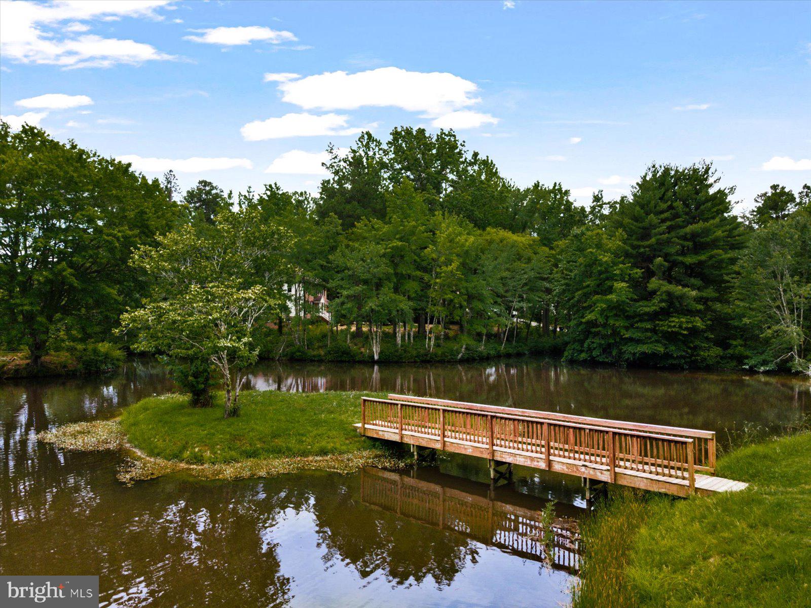 218 Victoria Drive Ruther Glen, VA 22546 - Photo 53 of 73 a view of a lake with houses in the back