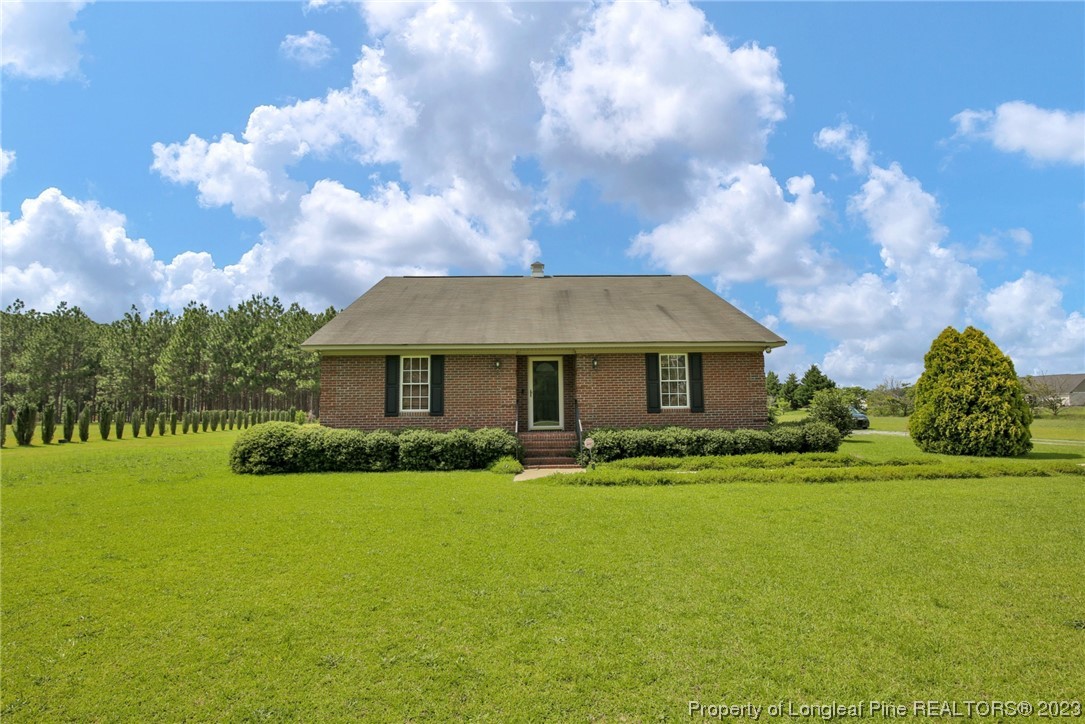 6015 Goldsboro Road Wade, NC 28395 - Photo 2 of 50 a front view of house with yard and green space