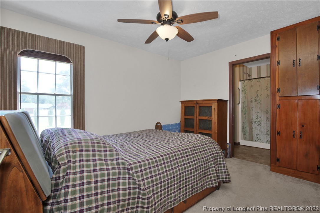 6015 Goldsboro Road Wade, NC 28395 - Photo 34 of 50 a bedroom with a bed dresser and a window