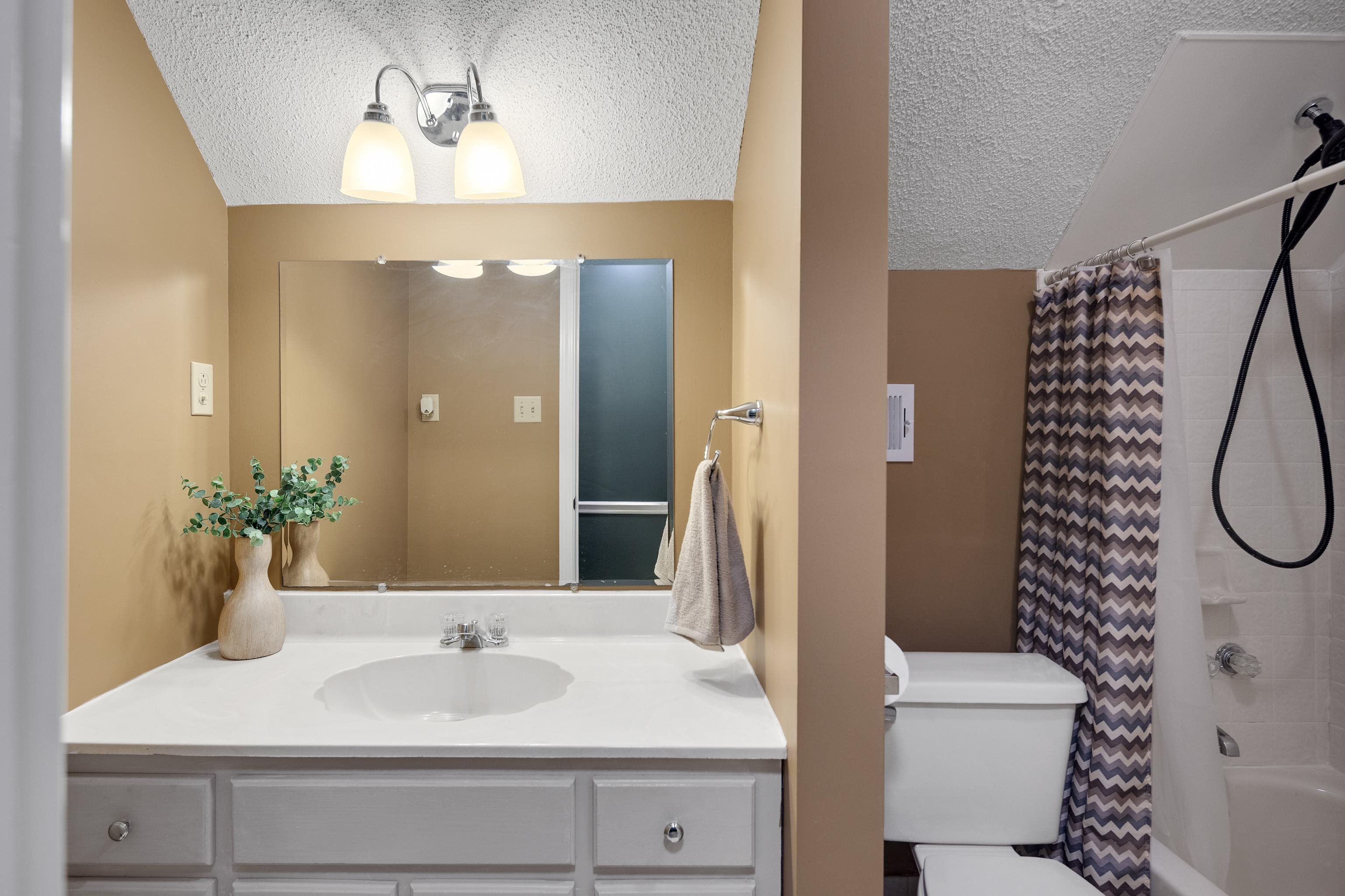 6125 Pleasant Ridge Road Millington, TN 38053 - Photo 20 of 40 a bathroom with a sink a toilet and shower
