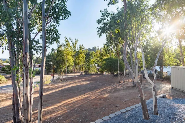 a view of outdoor space with seating area