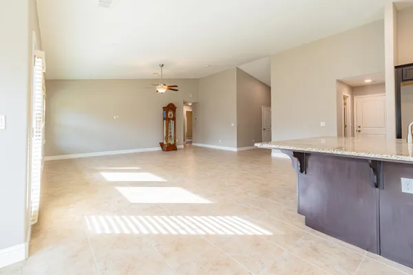 a view of a kitchen with a sink