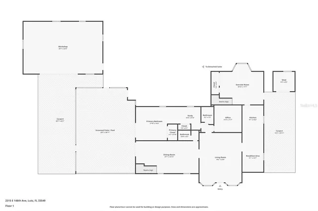$475,000 | 2315 East 148th Avenue, Lutz, FL 33559
