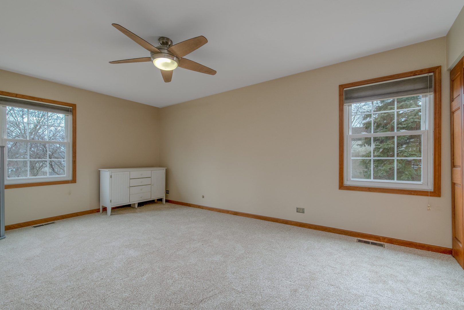 2105 Countryside Circle Naperville, IL 60565 - Photo 22 of 26 an empty room with windows and ceiling fan