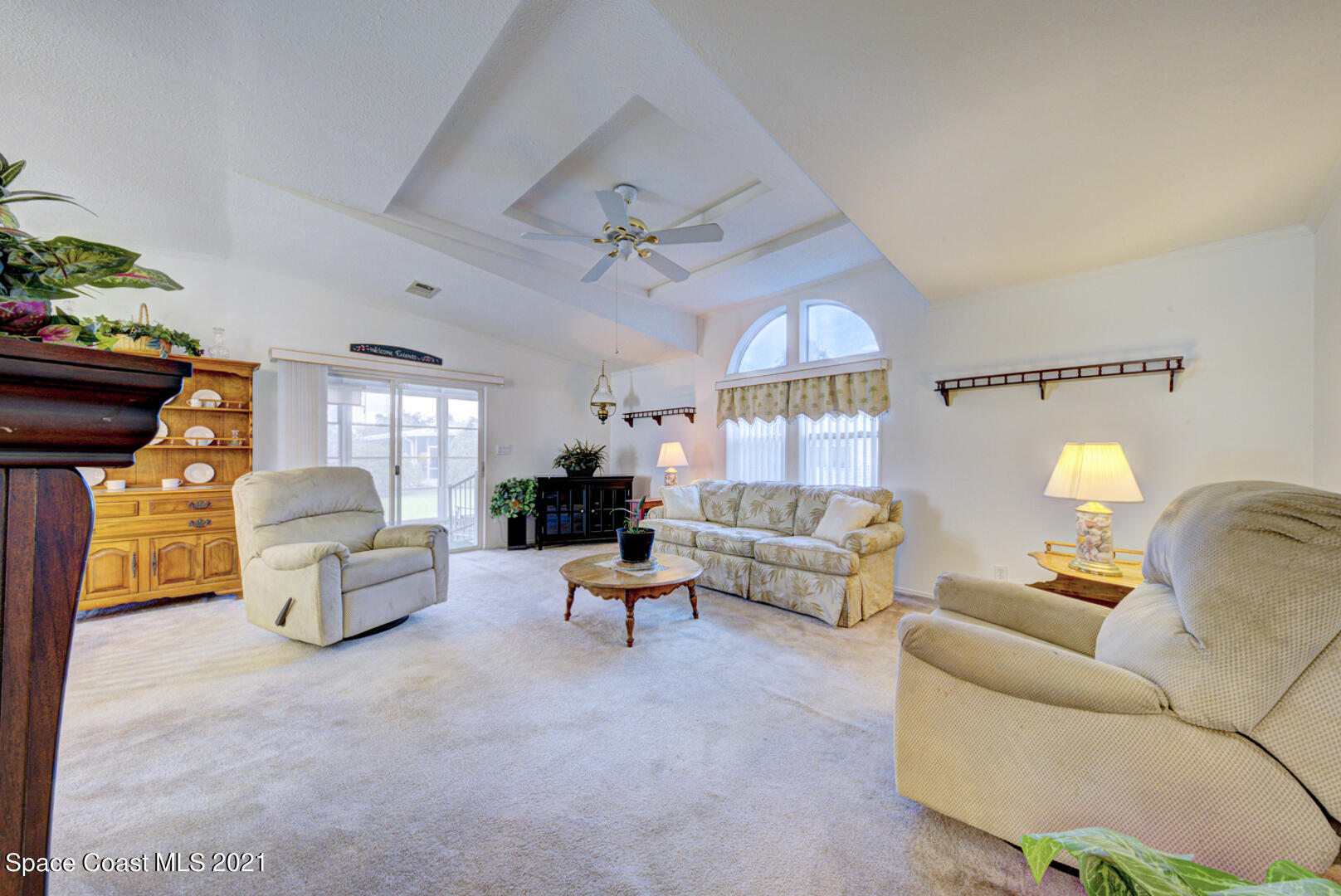 253 Timber Run Way, Unit 309 Cocoa, FL 32926 - Photo 14 of 38 living room with fan