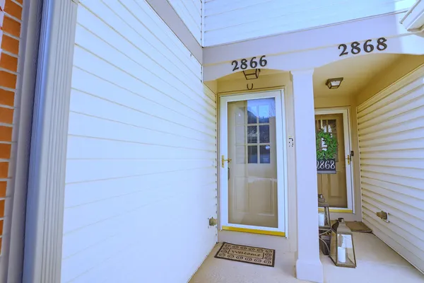 a view of an entryway door