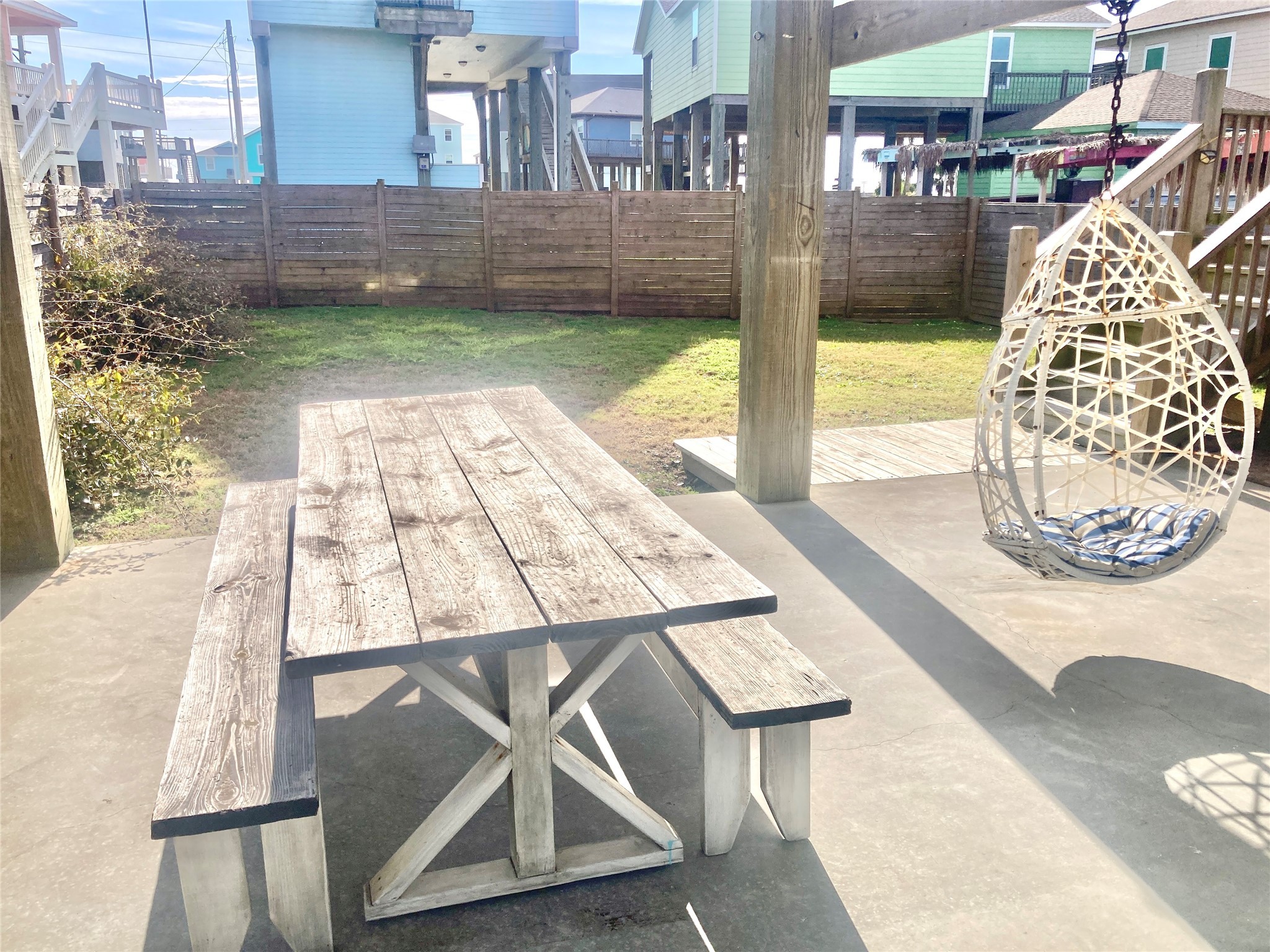 1830 Croaker Lane Crystal Beach, TX 77650 - Photo 17 of 21 a view of outdoor space yard and patio