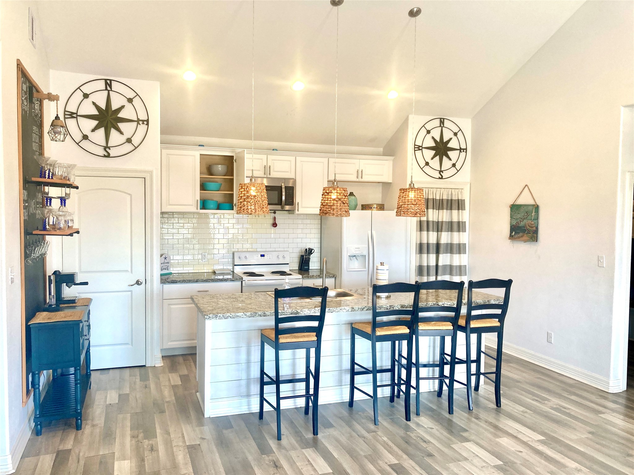 1830 Croaker Lane Crystal Beach, TX 77650 - Photo 5 of 21 a kitchen with a table and chairs in it
